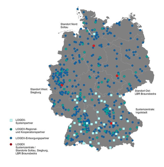 LOGEX Entsorgungspartner und Standorte