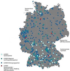 LOGEX Entsorgungspartner und Standorte